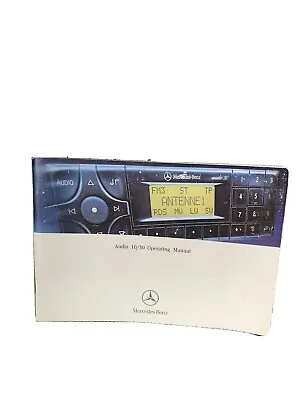 MERCEDES-BENZ SLK AUDIO 10/30 OWNERS MANUAL HANDBOOK ( 84 Pages) Operating • $10.09