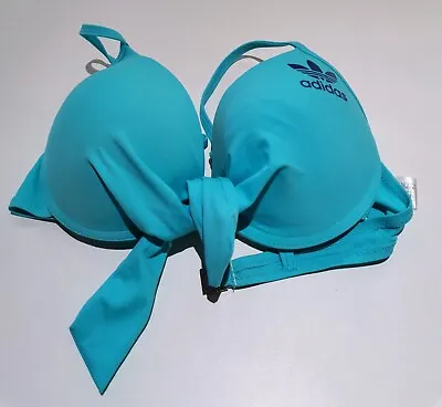 Push Up Plunge Turquoise Fitness Bikini Stunning Size 12 • £20