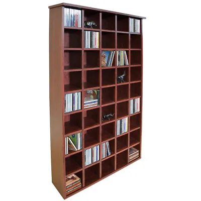 PIGEON HOLE  585 CD 45 Cubby Storage Shelves  Mahogany 2444oc • £96.99