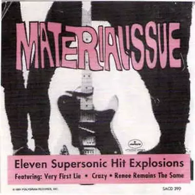 Material Issue: Eleven Supersonic Hit Explosions PROMO W/ Artwork MUSIC AUDIO CD • $31.49