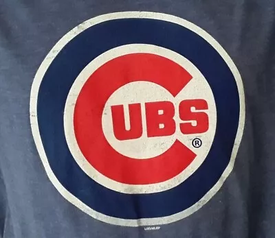 VINTAGE Chicago Cubs T-shirt Jersey 2X 2XL XXL • $14.95