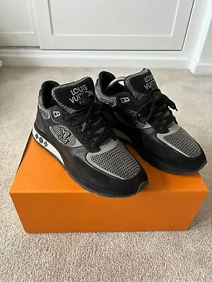 Louis Vuitton - Black And Grey Runaway Trainers - Size 8 - Used • £500