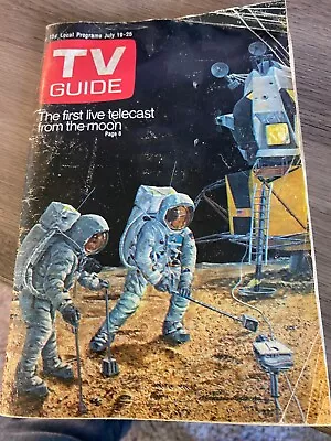 TV Guide July 19 1969 Moon Landing • $3.99