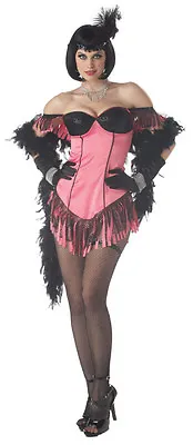 Cabaret Artist Costume  Flapper Vegas Showgirl Can Can BURLISQUE DancerS  Bx74 • $24.99