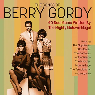 The Songs Of Berry Gordy - Jackie Wilson Supremes Miracles - 2 Cds - New!! • £4.49