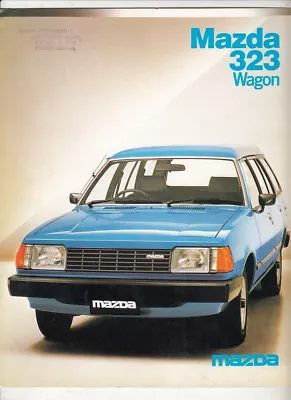 Two 1982 & 1983 MAZDA 323 STATION WAGON 6p Australian Market Brochures • $18