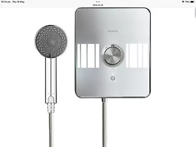 £320 • Buy Aqualisa Lumi 10.5kw Electric Shower Chrome 5 Spray Modern Illuminated LME10501
