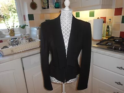 M & S Limited Collection Black Jacket Size 10 • £12