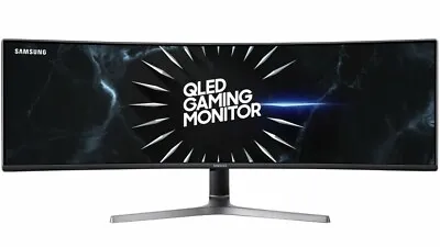 $1099 • Buy SAMSUNG LC49RG90SSEXXY PIXEL 49  Curved Dual QHD 5120x1440 QLED Gaming Monitor