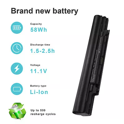 $23.99 • Buy 5MTD8 Battery For DELL V131 2 Latitude 3340 E3340 3350 Series11.1V 58Wh