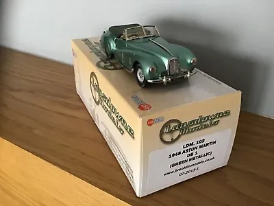 Lansdowne Models 1/43 Ldm102  - 1948 Aston Martin Db1 Green White Metal Mint • £85