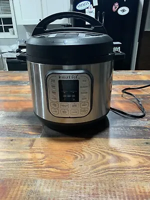 Instant Pot Duo 7-in-1 Electric Pressure Cooker - Stainless Steel/Black 8Qt... • $70