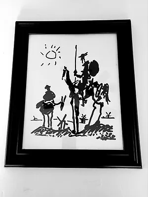 VINTAGE PABLO PICASSO Don Quixote Ink Print  • $25