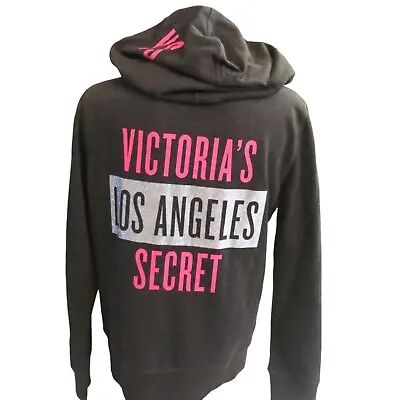 Victoria's Secret Los Angeles Full Zip Hoodie Sweatshirt M • $61.95