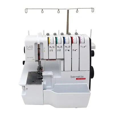 Bernette Funlock B48 48 Overlock Coverstitch Serger Sewing Machine &Bonus B • $769