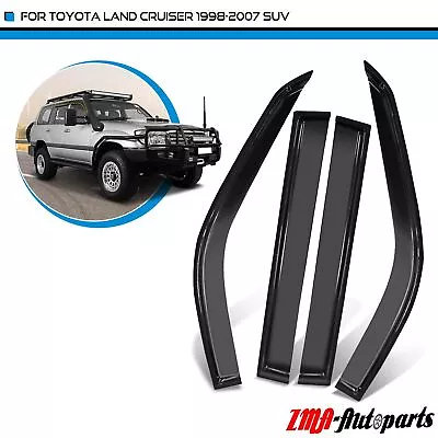 $52.90 • Buy 4Pcs For Toyota LandCruiser 100 Series 1998-2007 Weather Shield  Window Visors