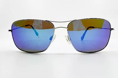 Maui Jim Silver Tortoise Wiki Wiki Sunglass MJ-246-17 59-17-120 Blue Lens 7874 • $74.99