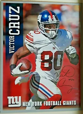 NY Giants Victor Cruz #80 - Signed Poster • $39.99