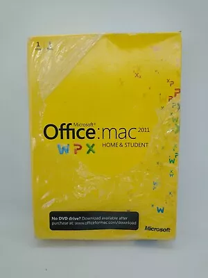 Microsoft Office Mac WPX Home & Student 2011 GZA00267 New Sealed • $43