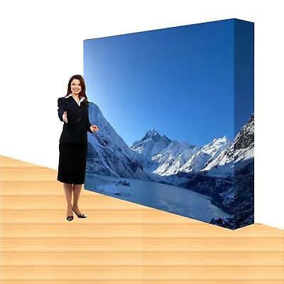 8x10，Velrco Tension Fabric Backdrop Booth Frame Straight Pop Up Display Stand3x4 • $279.99