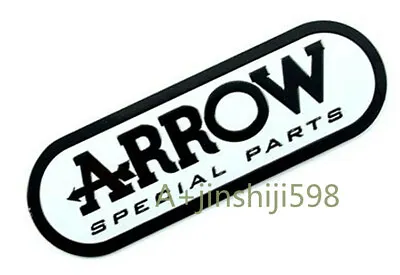 3D Motorcycle ARROW Aluminium Heat-resistant Decal Exhaust Racing Pipe Sticker • $4.39
