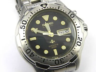 Men's Seiko Kinetic 5M63-0B30 Scuba Divers Watch- 200m • £249.95