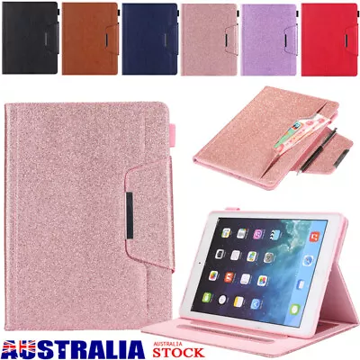 For IPad 10th 9th 8th 7th Gen Case Glitter Leather Smart Magnetic Wallet Cover • $11.99