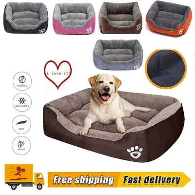 $52.99 • Buy Dog Bed For Small Medium Large Pets Cat Puppy Bed Washable Soft Comfy Calming