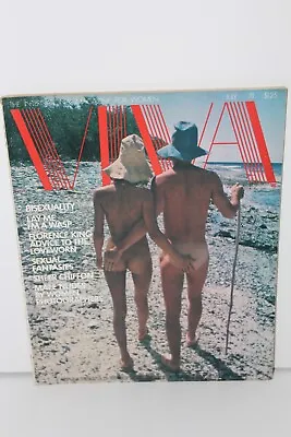 VIVA (#10) Women's Adult Mens~Magazine Vintage 70's Florence King~Sheer Chiffon • $34.99