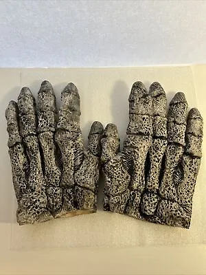 2002 The Paper Magic Group Monster Skeleton Black & White Halloween Hands Gloves • $19.99