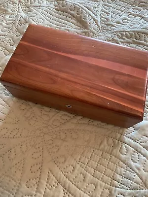 Vintage Anderson Furniture Company 5 X 9 In. Wooden Box With Lock Area (No Key) • $35