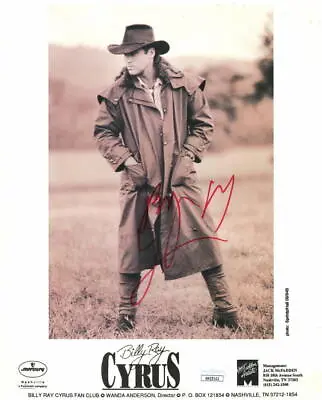 Billy Ray Cyrus Signed Autograph 8x10 Photo - Achy Breaky Heart Star Miley Jsa • $499.95