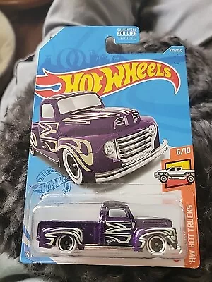 Hot Wheels '49 Ford F1 #6/10 HW HOT TRUCKS ( KEEPER) Fine Blister Card 👍🔥 • $2.50