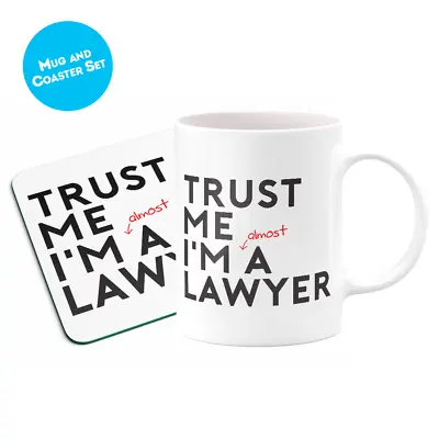 Almost A Lawyer 1 Mug Trainee Lawyer Mug Law Student Uni Gift Christmas Present • £11.99