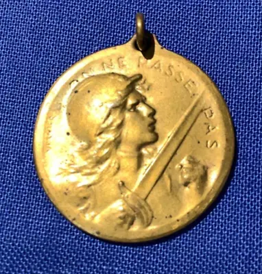 $25 • Buy Original WW1 WWI France French Battle Of Verdun Military Award Medal Coin