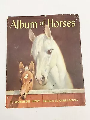 Album Of Horses Paperback Marguerite Henry Hardcover • $6.99