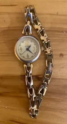 Vintage Guess Gold And Silver Tone Ladies Dainty Wristwatch • $25