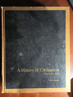 A History Of Civilization Vol One Third Edition Hardcover Book • $19.95