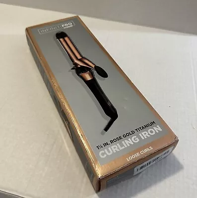 Conair Infiniti Pro Rose Gold Titanium Curling Iron 1 1/4” Store Return Item • $14.99