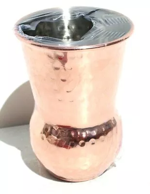New Hammered 100% Copper Drinking Glass Cocktail Cup Tumbler  • $10