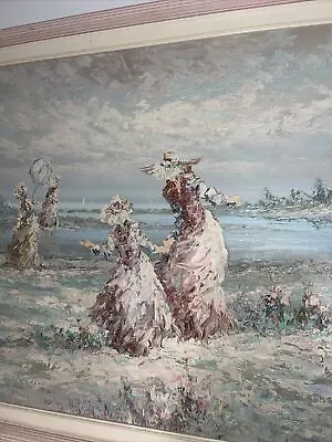 Marie Charlot Original Oil Painting • $1500