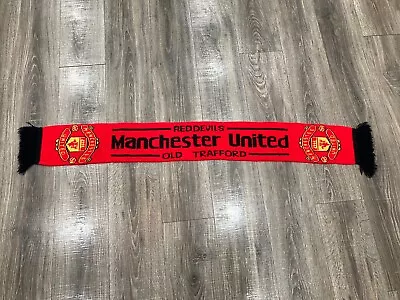 Manchester United Red Devils Old Trafford Scarf Length 54  X 6” Wide • $15.99