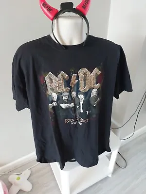 Ac/dc Original Concert T-shirt Rock Or Bust Tour Xxl(new) • £20