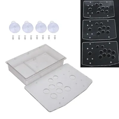 DIY Arcade Joystick Kits Part Clear Transparent Acrylic Panel Flat Case 24/30mm • $31.99