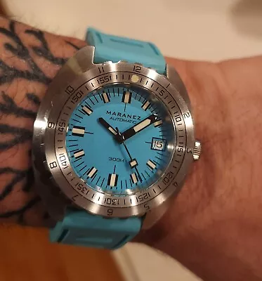 Maranez Samui SS Dive Watch Turquoise Dial - New Shipped From USA  • $339