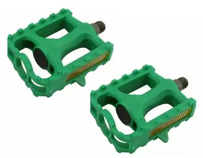 GREEN Bicycle M.T.B Pedals 861 9/16  BMX Lowrider Mountain Bike Beach Cruiser. • $9.49