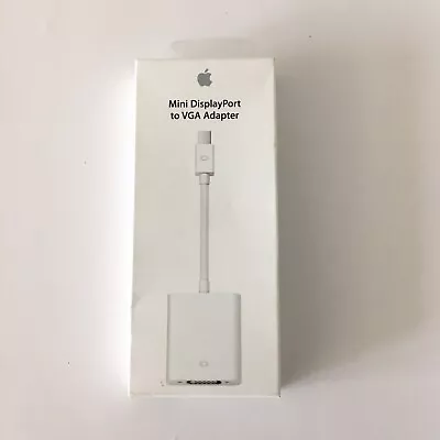 Genuine OEM Apple Mini Display Port To VGA Adapter MB572Z/B White A1307 • $4.05