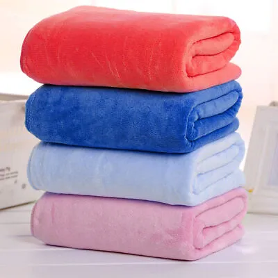 Extra Large Microfibre Lightweight Beach Towel Quick Dry Travel Towel Bath Sheet • £4.69