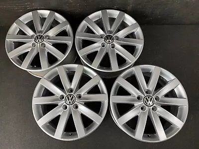 $549 • Buy (4) VW Volkswagen Golf Jetta GLI Wheels Rims + Caps 17  Beetle Passat (Audi)
