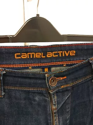 Camel Active Blue Denim Jeans Mens W36 L30 Regular Fit CHARITY SALE • £25